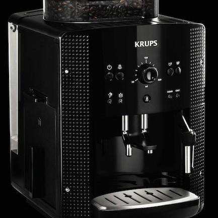 Krups Αυτόματη Μηχανή Espresso 1450W Πίεσης 15bar με Μύλο Άλεσης Μαύρη EA8108