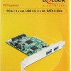 DeLock Κάρτα PCIe σε 2 εσωτερικές θύρες SATA III και 2 εξωτερικές θύρες USB 3.0