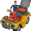 Simba Fireman Sam Mercury Quad Figure Αυτοκινητάκι Πυροσβεστικό για 8+ Ετών