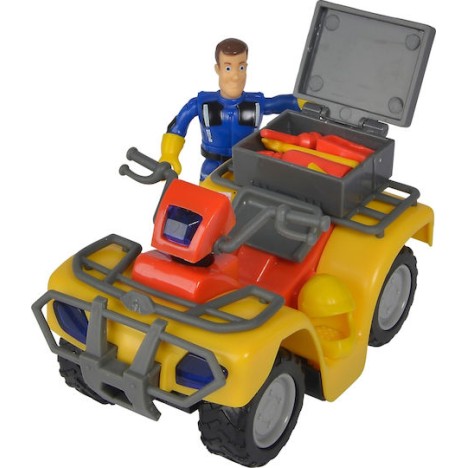Simba Fireman Sam Mercury Quad Figure Αυτοκινητάκι Πυροσβεστικό για 8+ Ετών