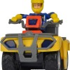 Simba Fireman Sam Mercury Quad Figure Αυτοκινητάκι Πυροσβεστικό για 8+ Ετών