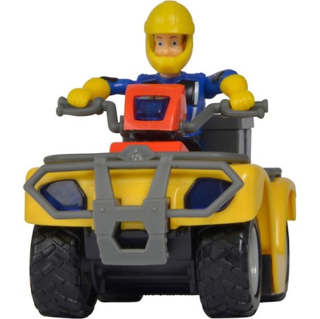 Simba Fireman Sam Mercury Quad Figure Αυτοκινητάκι Πυροσβεστικό για 8+ Ετών