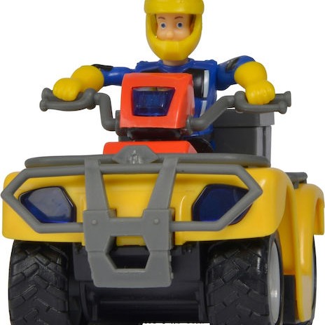 Simba Fireman Sam Mercury Quad Figure Αυτοκινητάκι Πυροσβεστικό για 8+ Ετών