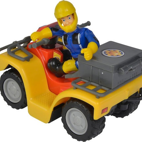Simba Fireman Sam Mercury Quad Figure Αυτοκινητάκι Πυροσβεστικό για 8+ Ετών