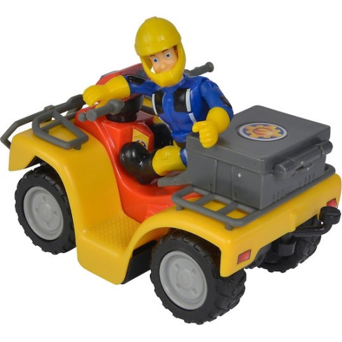 Simba Fireman Sam Mercury Quad Figure Αυτοκινητάκι Πυροσβεστικό για 8+ Ετών