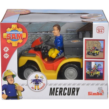 Simba Fireman Sam Mercury Quad Figure Αυτοκινητάκι Πυροσβεστικό για 8+ Ετών