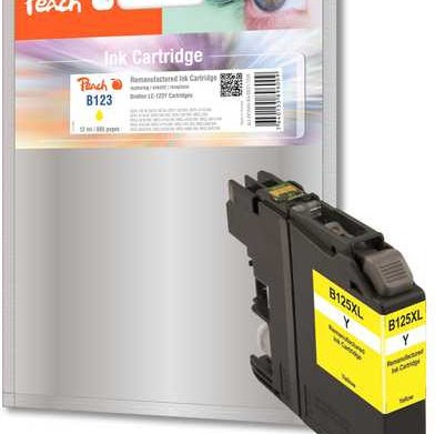 Peach Γνήσιο Μελάνι Εκτυπωτή InkJet Κίτρινο (PI500-84)