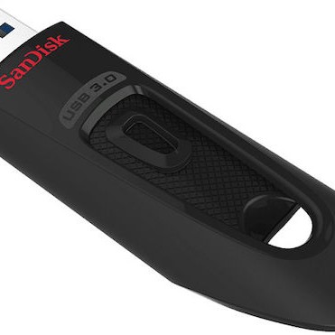 Sandisk Ultra 128GB USB 3.0 Stick Μαύρο