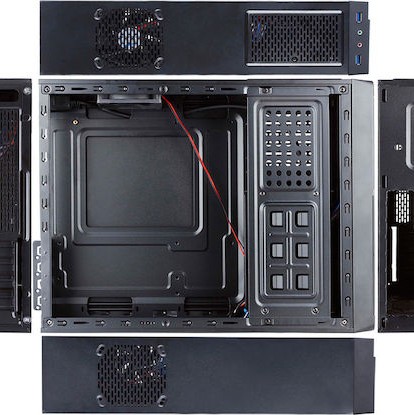 Chieftec UE-02B Mini Tower Κουτί Υπολογιστή Μαύρο