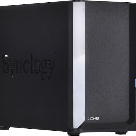 Synology DiskStation DS224+ NAS Tower με 2 θέσεις για HDD/SSD και 2 θύρες Ethernet