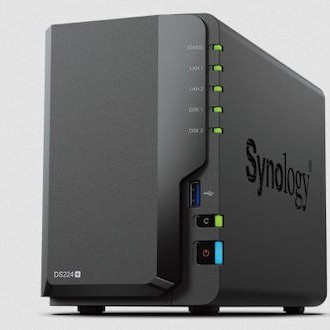 Synology DiskStation DS224+ NAS Tower με 2 θέσεις για HDD/SSD και 2 θύρες Ethernet