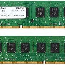 Mushkin Essentials DDR3 16GB RAM με 2x8GB Modules και Ταχύτητα 1600 για Desktop