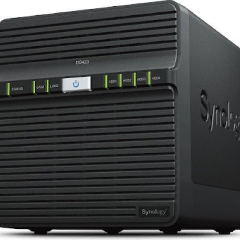 Synology DiskStation DS423 NAS Tower με 4 θέσεις για HDD/SSD και 2 θύρες Ethernet