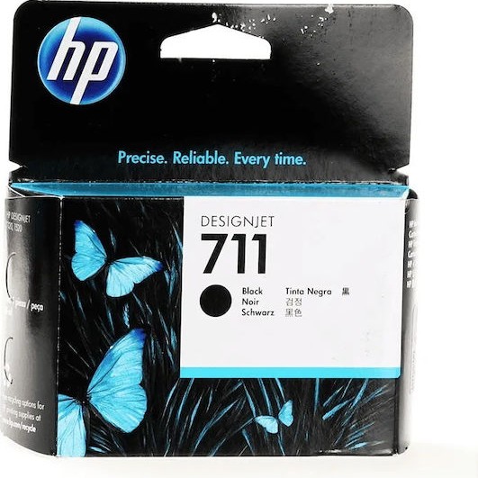 HP 711 Γνήσιο Μελάνι Εκτυπωτή InkJet Μαύρο (CZ133A)