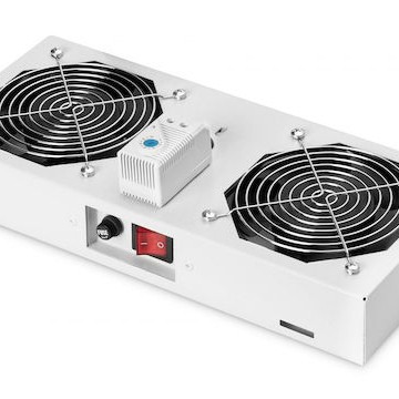 Digitus Roof Ventilation Unit for 483 mm (19-Inch) Λευκό (DN-19 FAN-2-WM-T)