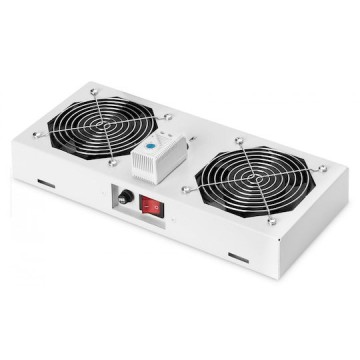 Digitus Roof Ventilation Unit for 483 mm (19-Inch) Λευκό (DN-19 FAN-2-WM-T)