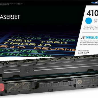 HP 410A Γνήσιο Toner Laser Εκτυπωτή Κυανό 2300 Σελίδων (CF411A)