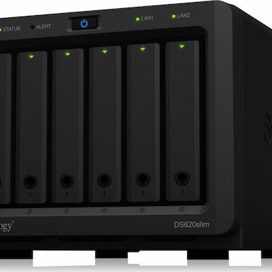 Synology DiskStation DS620slim NAS Tower με 6 θέσεις για HDD/SSD και 2 θύρες Ethernet