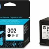 HP 302 Γνήσιο Μελάνι Εκτυπωτή InkJet Μαύρο (F6U66AE)
