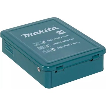 Makita Σετ 18 Τρυπάνια για Μέταλλο