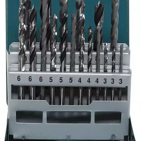 Makita Σετ 18 Τρυπάνια για Μέταλλο