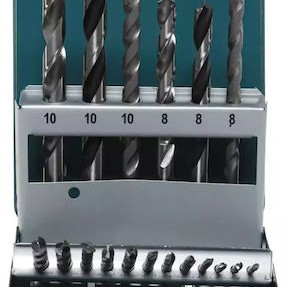 Makita Σετ 18 Τρυπάνια για Μέταλλο