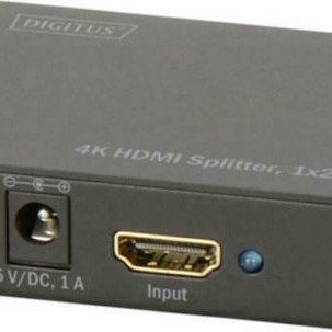 Digitus DS-46304 1 είσοδος/2 έξοδοι HDMI Splitter