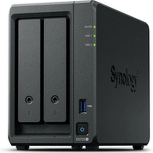 Synology DiskStation NAS Tower με 2 θέσεις για HDD/M.2/SSD και 2 θύρες Ethernet