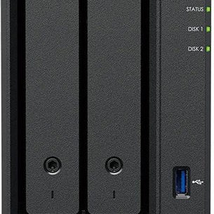 Synology DiskStation NAS Tower με 2 θέσεις για HDD/M.2/SSD και 2 θύρες Ethernet