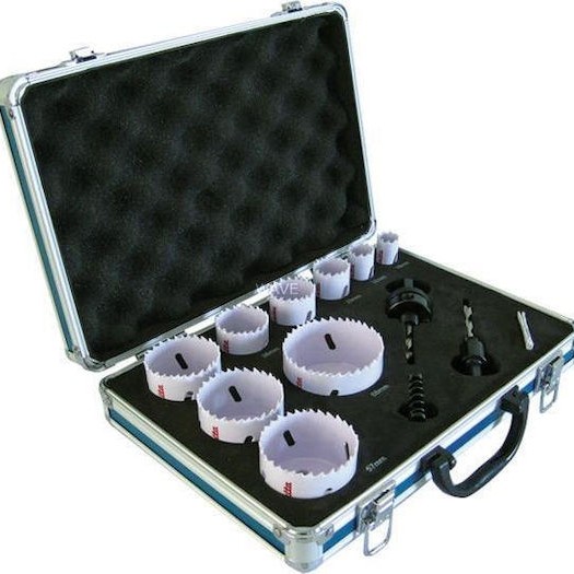 Makita Σετ Ποτηροπρίονα με Διάμετρο από 19mm έως 68mm για Ξύλο