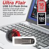 Sandisk Ultra Flair 16GB USB 3.0 Stick Μαύρο