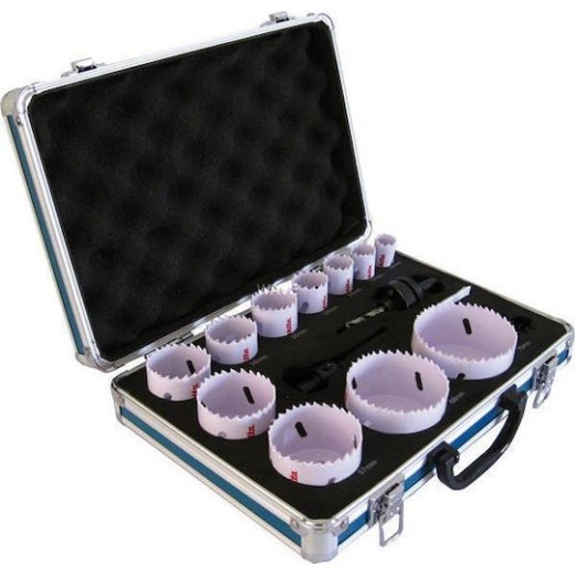 Makita Σετ Ποτηροπρίονα με Διάμετρο από 9mm έως 76mm για Ξύλο