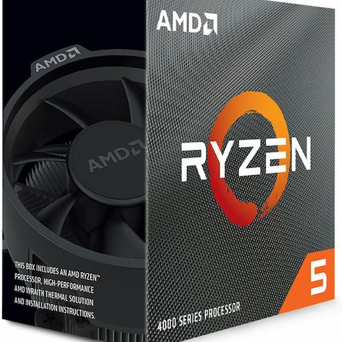 AMD Ryzen 5 4500 3.6GHz Επεξεργαστής 6 Πυρήνων για Socket AM4 σε Κουτί με Ψύκτρα