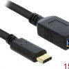 DeLock 3 Μετατροπέας USB-C male σε USB-A female