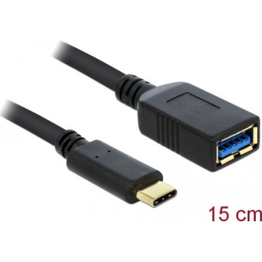DeLock 3 Μετατροπέας USB-C male σε USB-A female