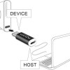 DeLock Μετατροπέας USB-C male σε micro USB female (65678)