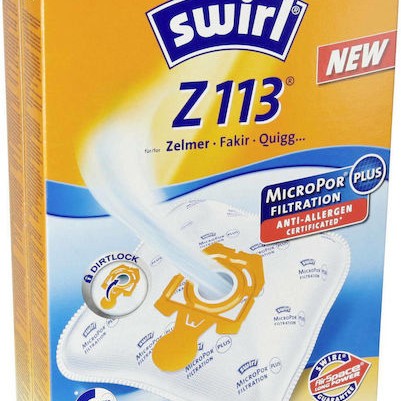 Swirl Z 113 MP Plus AirSpace Σακούλες Σκούπας 4τμχ Συμβατή με Σκούπα Universal