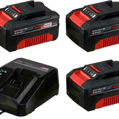 Einhell Μπαταρία Εργαλείου Λιθίου 18V με Χωρητικότητα 4Ah Power X-Change