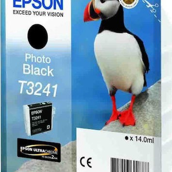Epson T3241 Γνήσιο Μελάνι Εκτυπωτή InkJet Photo Μαύρο (C13T32414010)