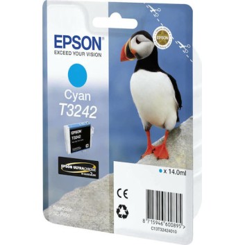 Epson T3242 Γνήσιο Μελάνι Εκτυπωτή InkJet Κυανό (C13T32424010)