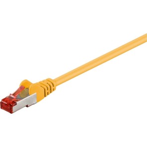 Goobay S/FTP Cat.6 Καλώδιο Δικτύου Ethernet 20m Κίτρινο 1τμχ