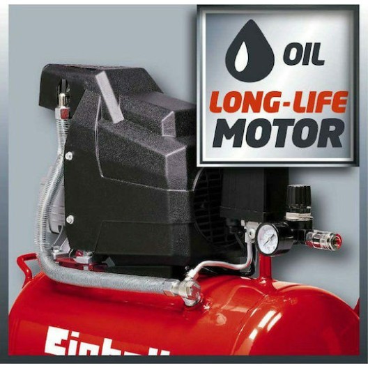 Einhell TC-AC 190/24/8 Μονοφασικό Κομπρεσέρ Αέρος 97dB με Ισχύ 2hp και Αεροφυλάκιο 24lt