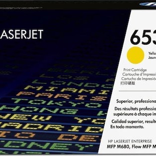 HP 653A Γνήσιο Toner Laser Εκτυπωτή Κίτρινο 16500 Σελίδων (CF322A)