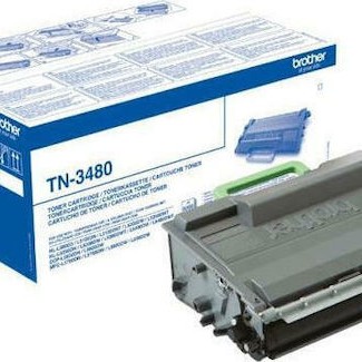 Brother TN-3480 Γνήσιο Toner Laser Εκτυπωτή Μαύρο High Yield 8000 Σελίδων (TN-3480)
