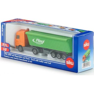 Siku Φορτηγό Truck With Trailer and Roof για 3+ Ετών