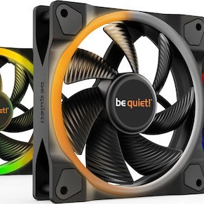 Be Quiet Light Wings Case Fan 120mm με ARGB Φωτισμό και Σύνδεση 4-Pin PWM 3τμχ