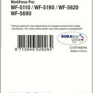 Epson T7892XXL Γνήσιο Μελάνι Εκτυπωτή InkJet Κυανό (C13T789240)
