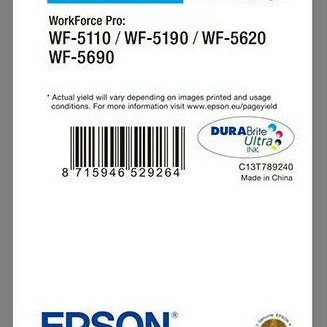 Epson T7892XXL Γνήσιο Μελάνι Εκτυπωτή InkJet Κυανό (C13T789240)