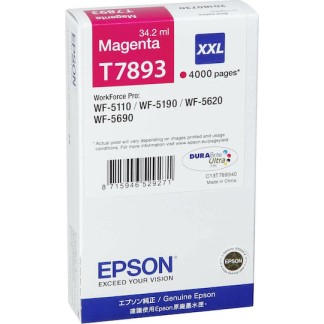 Epson T7893XXL Γνήσιο Μελάνι Εκτυπωτή InkJet Ματζέντα (C13T789340)