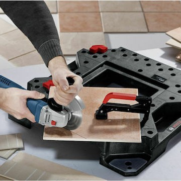 Bosch GWS 7-115 E Τροχός 115mm Ρεύματος 720W με Ρύθμιση Στροφών